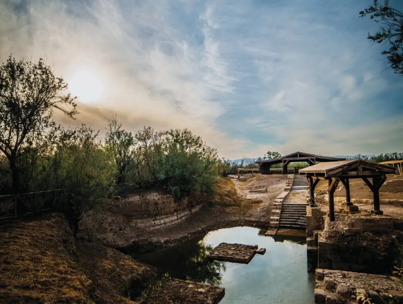 Béthanie au-delà du Jourdain - Le lieu du baptême de Jésus
