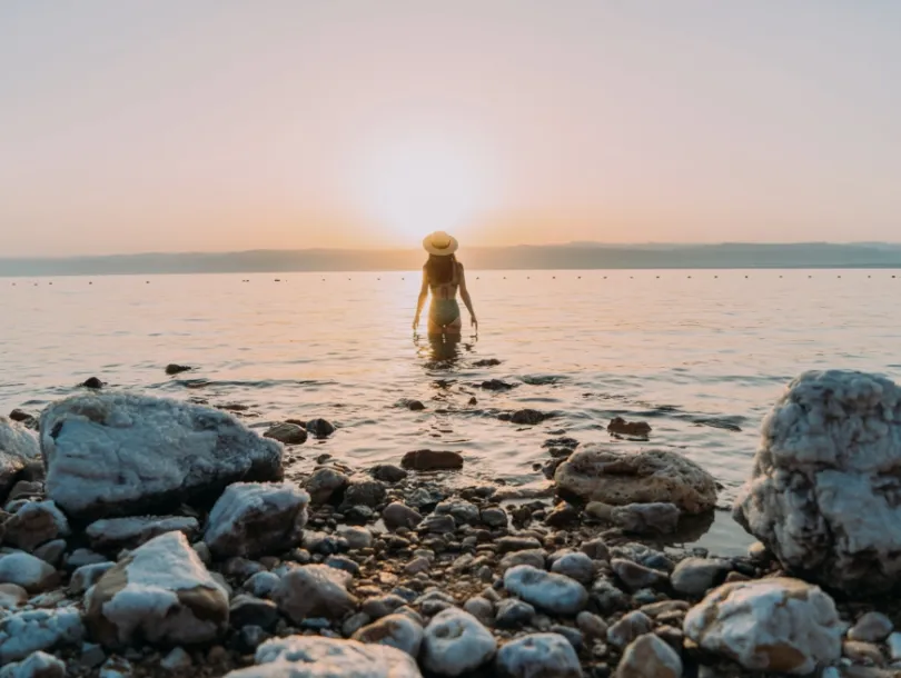 La mer Morte - sérénité et soleil